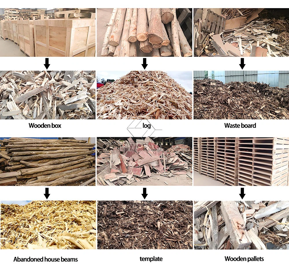 Waste wood chipper Waste wood chipper